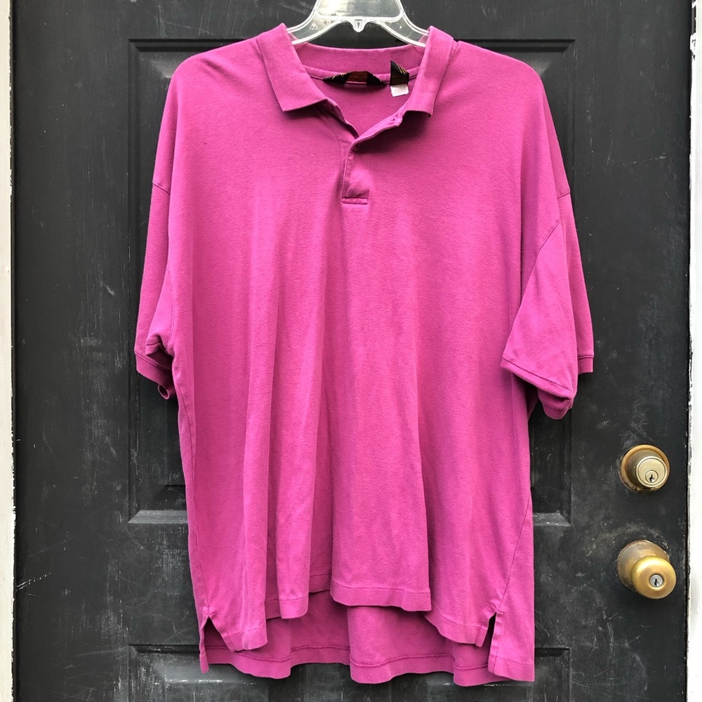 Men’s Pink Shirt Collared Sleeve Shirt